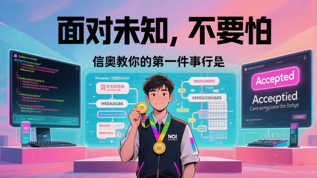 信奥教你的第一件事：面对未知，不要怕